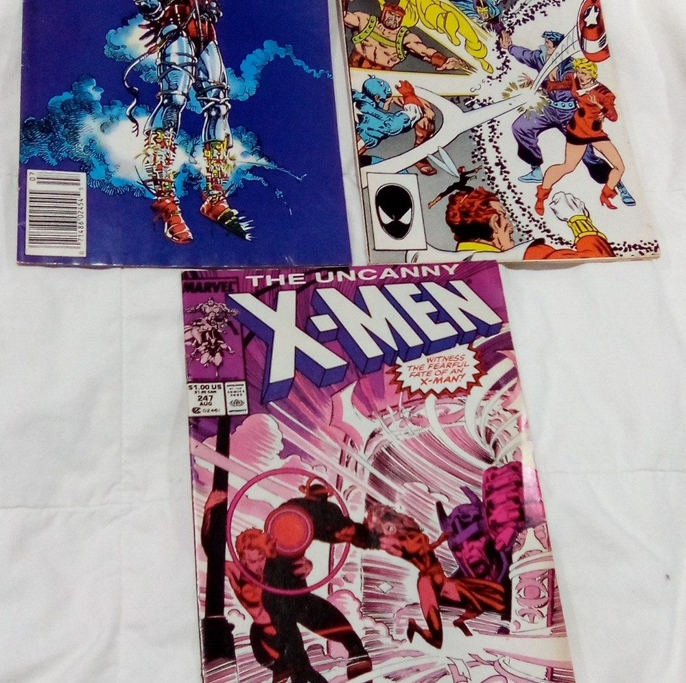 Marvel X-Men Comic Covers - Blue, Red, Purple
